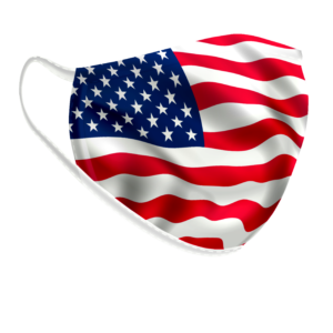 Maschera lavabile Bandiera americana