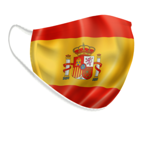 Maschera bandiera spagnola